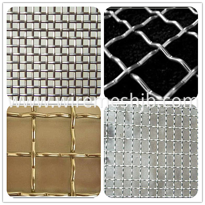 Galvanized crimped mesh